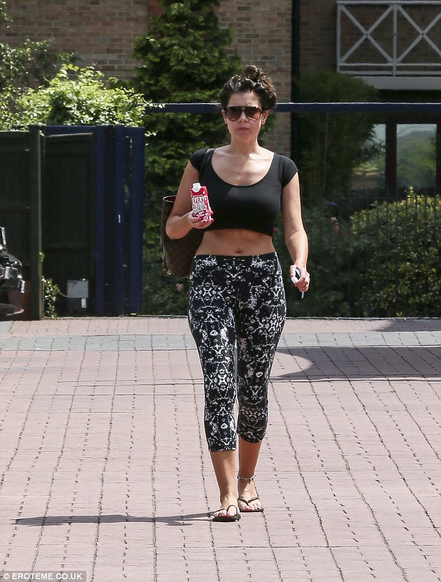 The gym is clearly working! Imogen Thomas cut a svelte figure as she emerged from her workout