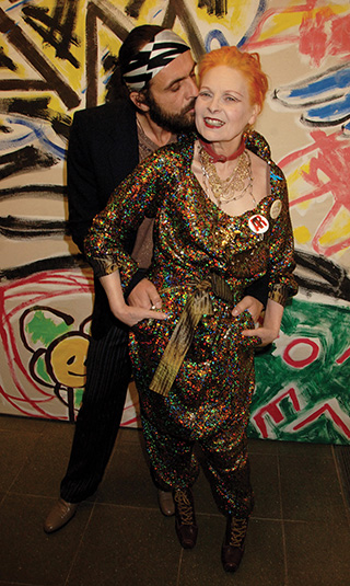 Vivienne Westwood and Andreas Kronthaler (2008).