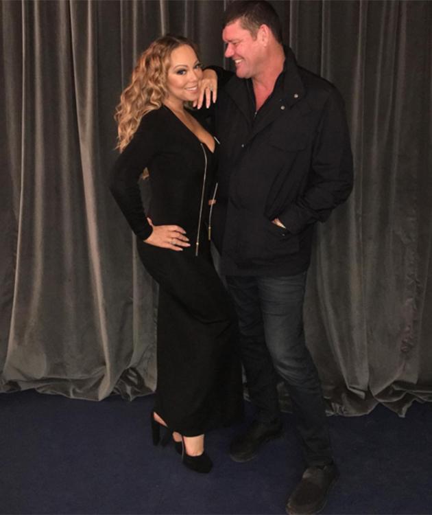 Mariah Carey and James Packer. Photo: Mariah Carey Instagram