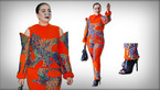 Play Video - Lady Gaga Goes Frumpy in Awful Orange Ensemble