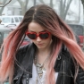 Pink-Haired Amber Heard Films Movie 'When I Live My Life Over Again'