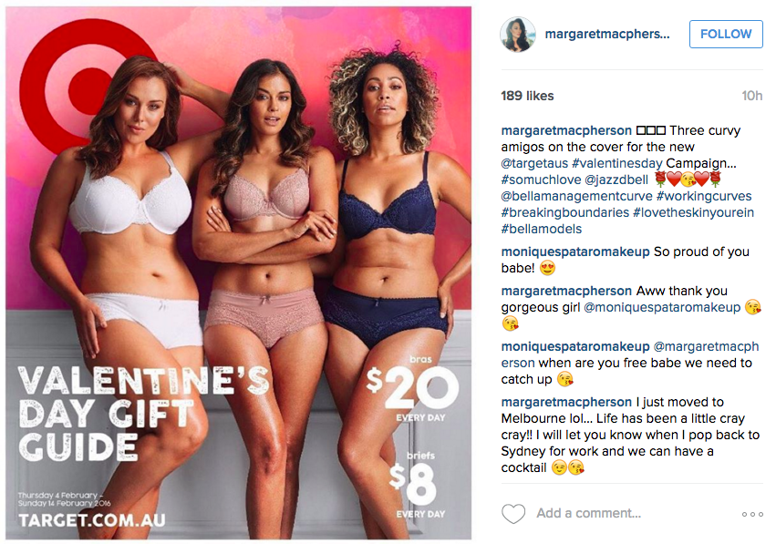 Target Australia Just Demonstrated How to Show Off Valentine's Day Lingerie