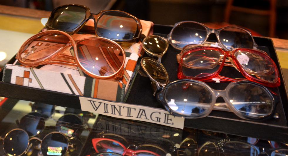 JERREY ROBERTS Vintage sunglasses at Roz's Place in Northampton. - JERREY ROBERTS | DAILY HAMPSHIRE GAZETTE