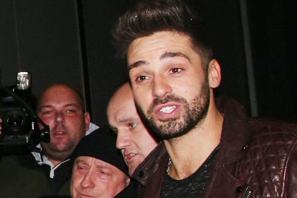 Ben Haenow arrives at the X-Factor wrap party