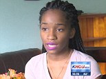 Shared: Jada, a 16-year-old from Houston, Texas, claims she was drugged and raped at a high school party, and that pictures of her assault were then posted online