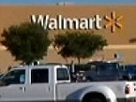 A teenager camped out in a 24-hour Walmart in Corsicana, Texas for four days, living in two carefully constructed forts