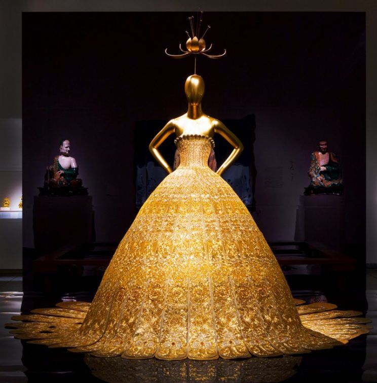 A dress designed by Guo Pei featured in 