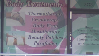 Body Treatments sign