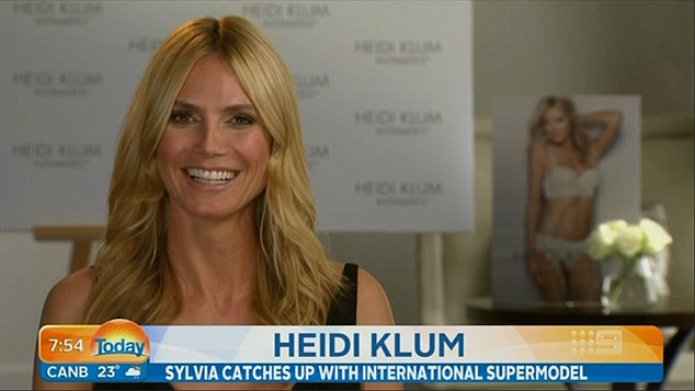 Next generation: Supermodel Heidi Klum has opened up about her children following in her footsteps, and how one of her daughters asked her about taking over her million dollar empire on the Today Show 