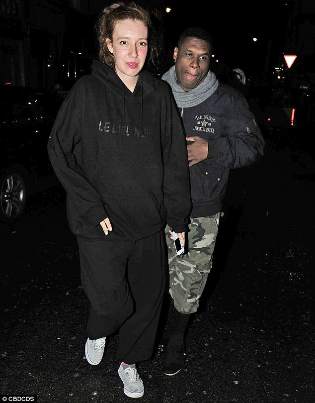 Odd couple: Goldsmith's ex-wife, heiress Kate Rothschild, left him for rapper Jay Electronica, pictured above