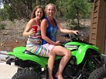 Intensive care: Amy Van Dyken Rouen, 41 (right), has been seriously injured in an all terrain vehicle accident in Arizona, where she lives. The retired Olympic swim champ is pictured here with a friend