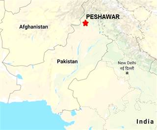 MAP: Peshawar, Pakistan