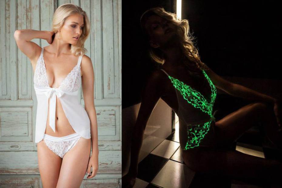 Glow-in-the-dark lingerie is finally here (for some reason)