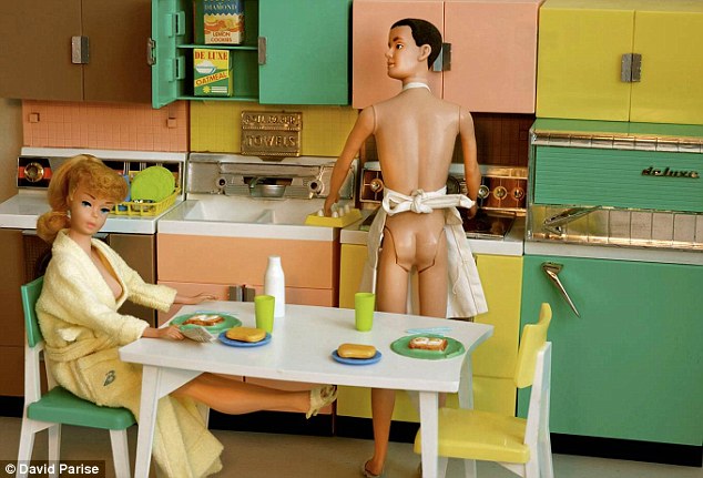 Clothes sold separately: Ken seems to have lost his pants - and Barbie her bra - in a funny photo series by artist David Parise