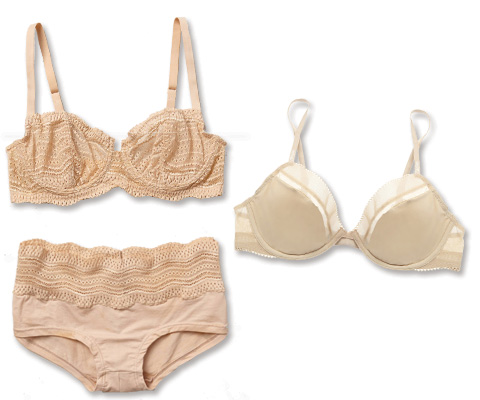 Cabaret-Inspired Nude Lingerie