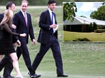 The Duke of Cambridge and Prince Harry will watch one of their closest friends, nightclub owner Guy Pelly and Holiday Inn heiress Elizabeth 'Lizzy' Wilson, tie the knot today at the Memphis Hunt and Polo Club.