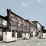 Expanding micro homes could move around on a network of railway tracks