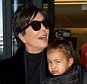 Kris Jenner and baby North West fly into the UK from Los AngelesPictured: Kris Jenner,North WestRef: SPL961740  020315  Picture by: Splash NewsSplash News and PicturesLos Angeles: 310-821-2666New York: 212-619-2666London: 870-934-2666photodesk@splashnews.com