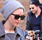 March 22, 2015: Bradley Cooper and Jennifer Lawrence photographed leaving their hotel in the Tribeca district of New York City this afternoon. nMandatory Credit: INFphoto.com Ref.: infusny-198