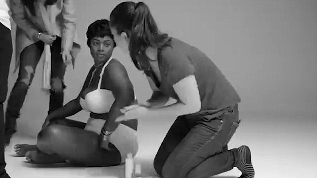 What's the problem? Despite plenty of other ads showing models in lingerie airing on US TV, the Lane Bryant commercial has allegedly been rejected by some networks