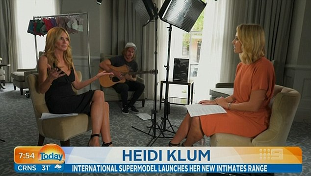 Opening up: Heidi was interviewed by Sylvia Jeffreys