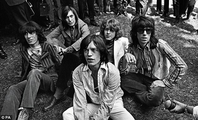 Trailblazers: A 1969 photo of The Rolling Stones members (left to right) Bill Wyman, Charlie Watts, Mick Jagger, Mick Taylor and Keith Richards before their concert at Hyde Park