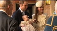 Play Video - Prince George  Royals Arrive at Christening