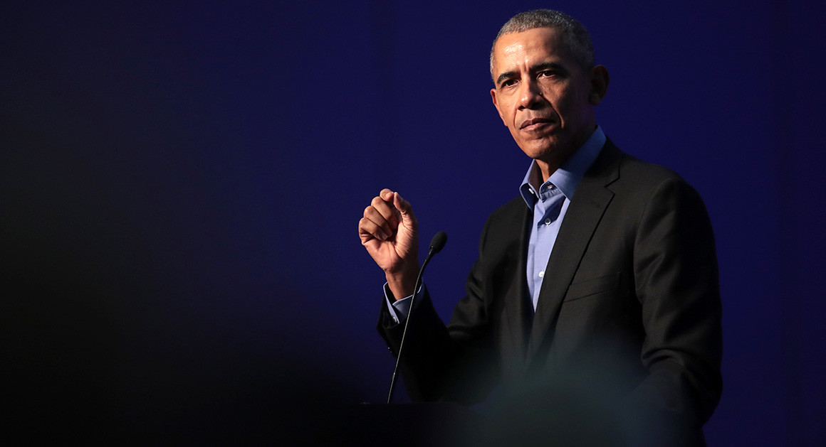 Former president Barack Obama is pictured. | Getty