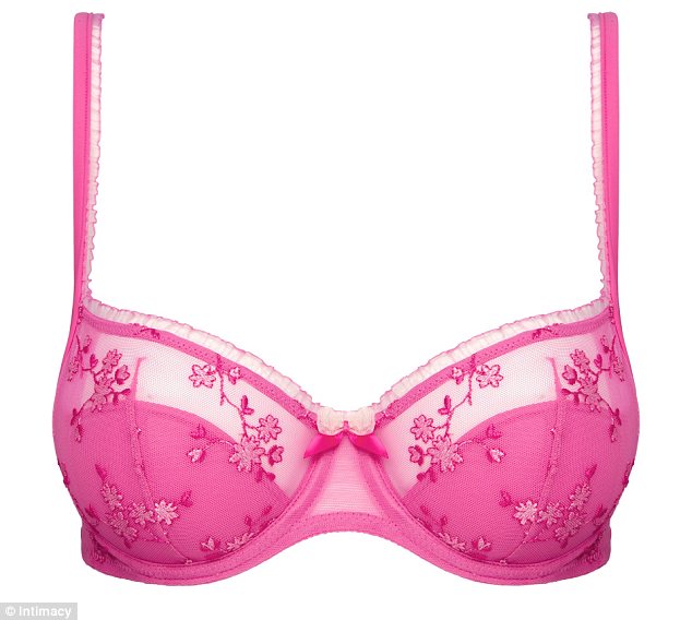 Pricier option: I walked away with a well-fitted bra and matching panties, similar to the one pictured, which set me back $200