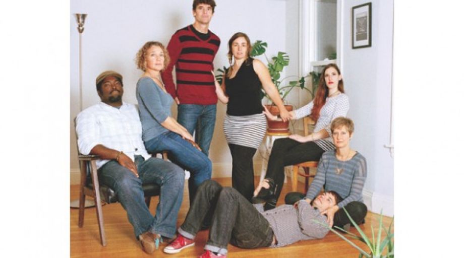 Clockwise from left: William Winters, Julie Barr, Joe Barr, Anna Hirsch, Shannyn DeBlaauw, Nini Banks, and James Starke. Photo: Photo By Brett Walker For San Francisco Magazine