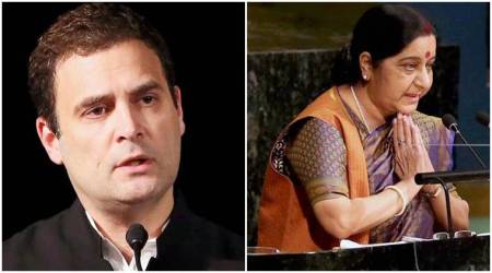 Rahul Gandhi thanks Sushma Swaraj for recognising Congress legacy