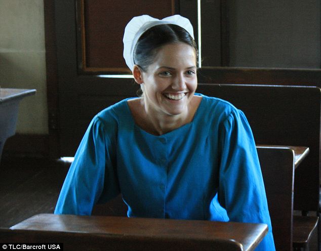 Changed: Miss Stoltz, a bishop's daughter, is pictured in 2012 as she appeared on TLC's show, Breaking Amish