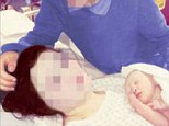 New record: A couple have become Britain's youngest parents after a girl aged 12 gave birth. Their faces have been pixellated to protect their identities