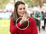 Supporting the family: Catherine, Duchess of Cambridge, was spotted wearing a loom band bracelet. Now her parents' firm Party Pieces is selling a similar product