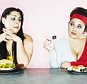 Woman on Watching Friend Eat Sushi --- Image by   Push Pictures/Corbis