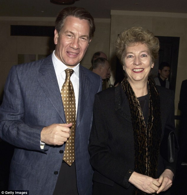 Michael Portillo has been married to Carolyn Eadie since 1982, but has allegedly had several affairs during their 32 years together (pictured:  the couple in 2003)