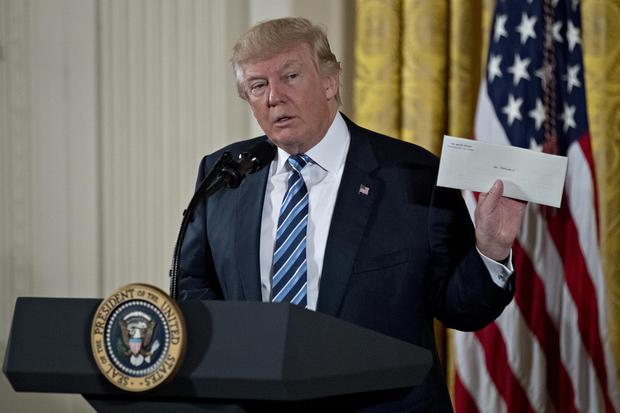 President Trump Swears In Senior Staff At White House 