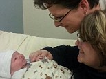 Tragic: Rachel and Heidi McFarland, pictured, of Ankeny cared for little Gabriel from birth until the middle of March, and are traumatized by his death