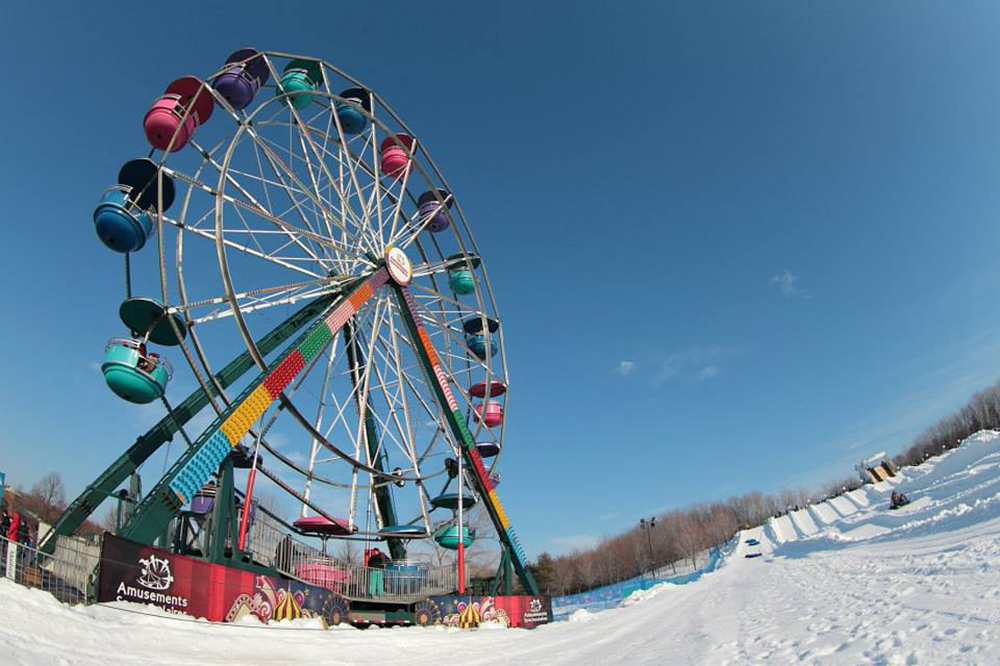 Fte des neiges at Parc Jean-Drapeau.