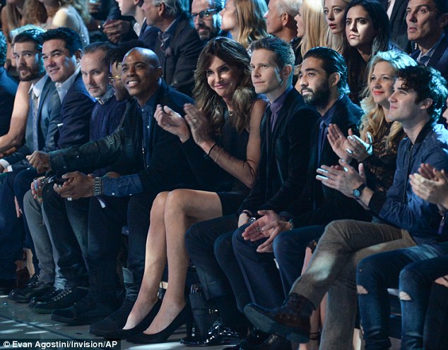 Time to take a seat... away from Kris: Caitlyn didn't sit next to her ex once the show got under way