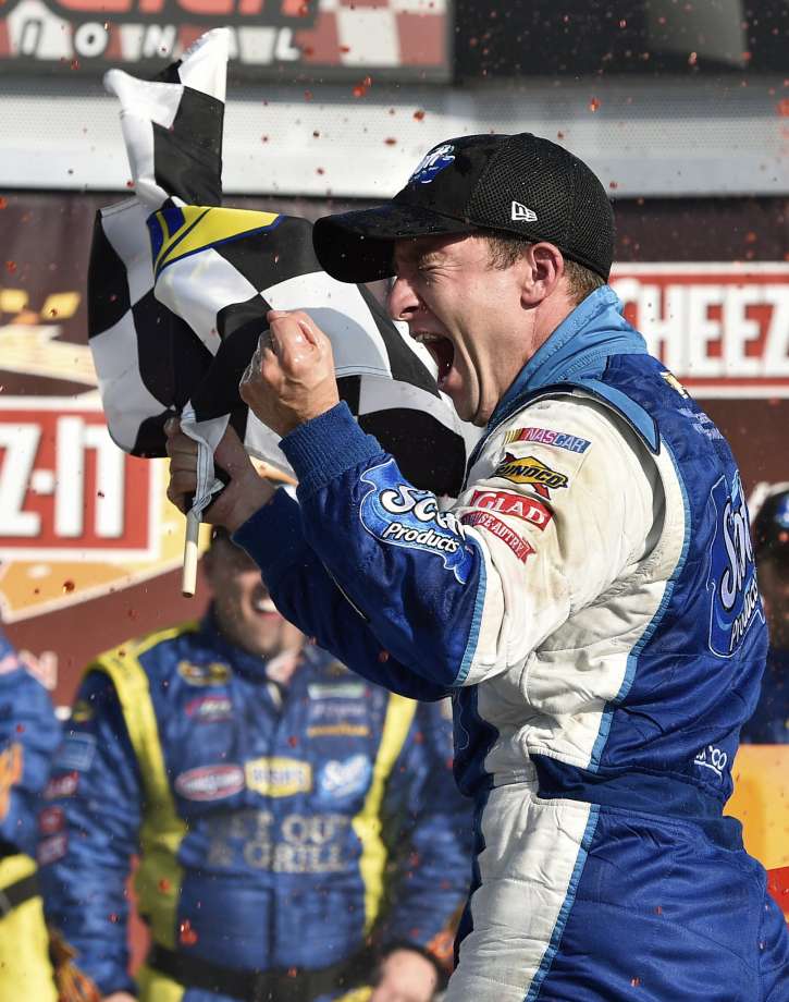 Los Gatos AJ Allmendinger got his only NASCAR Cup victory at Watkins Glen International in Watkins Glen, N.Y., in 2014. Photo: Derik Hamilton, Associated Press