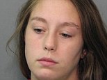 Arrest: Ashley Reed, 16, allegedly buried her baby's body after a botched home birth