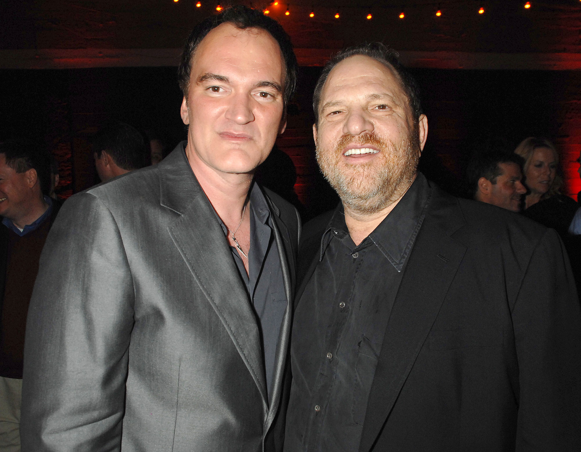 Quentin Tarantino and Harvey Weinstein