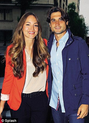 Marta Tornel with her long-term boyfriend David Ferrer