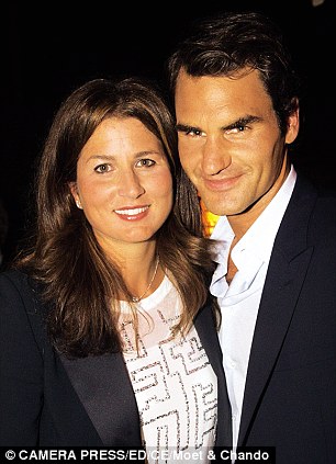 Mirka and Roger Federer