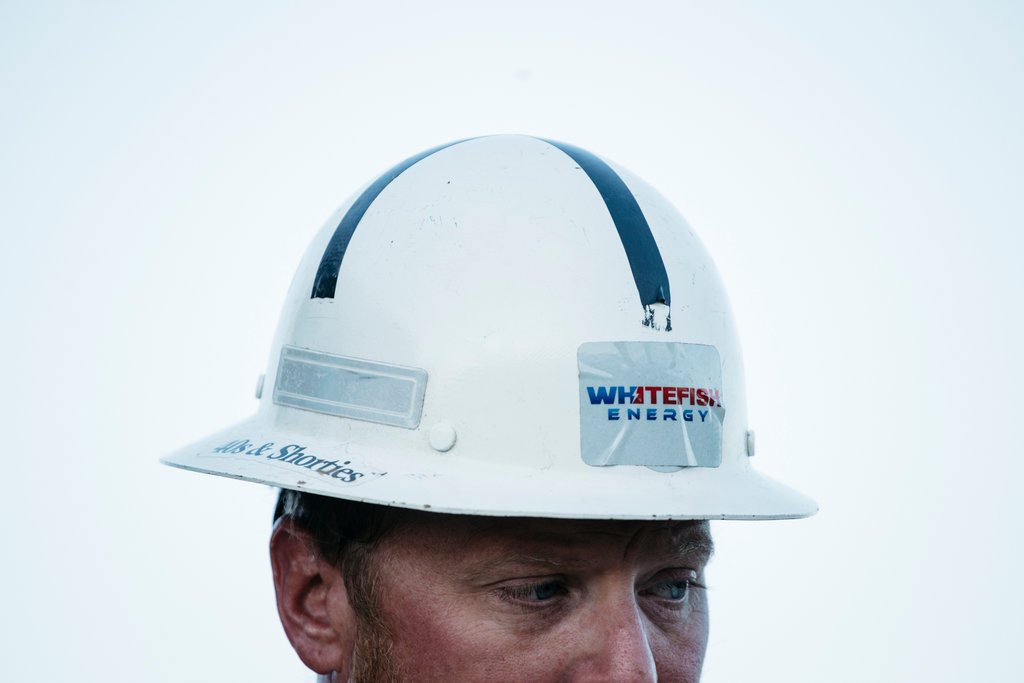 Chris Gorman, a general foreman from Whitefish, in Manat, P.R., where the company has been working on a transmission line. Questions about the Whitefish contract have led to its cancellation.