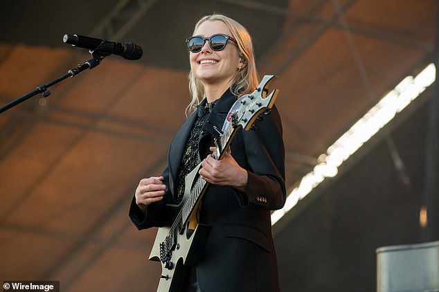 On tour: Phoebe is currently on her Reunion Tour, which kicked off in April at the Coachella Valley Music and Arts Festival; Phoebe seen in May