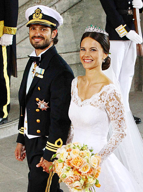 Carl Philip and Sofia Hellqvist wed in Stolkholm, Sweden on June 13. 